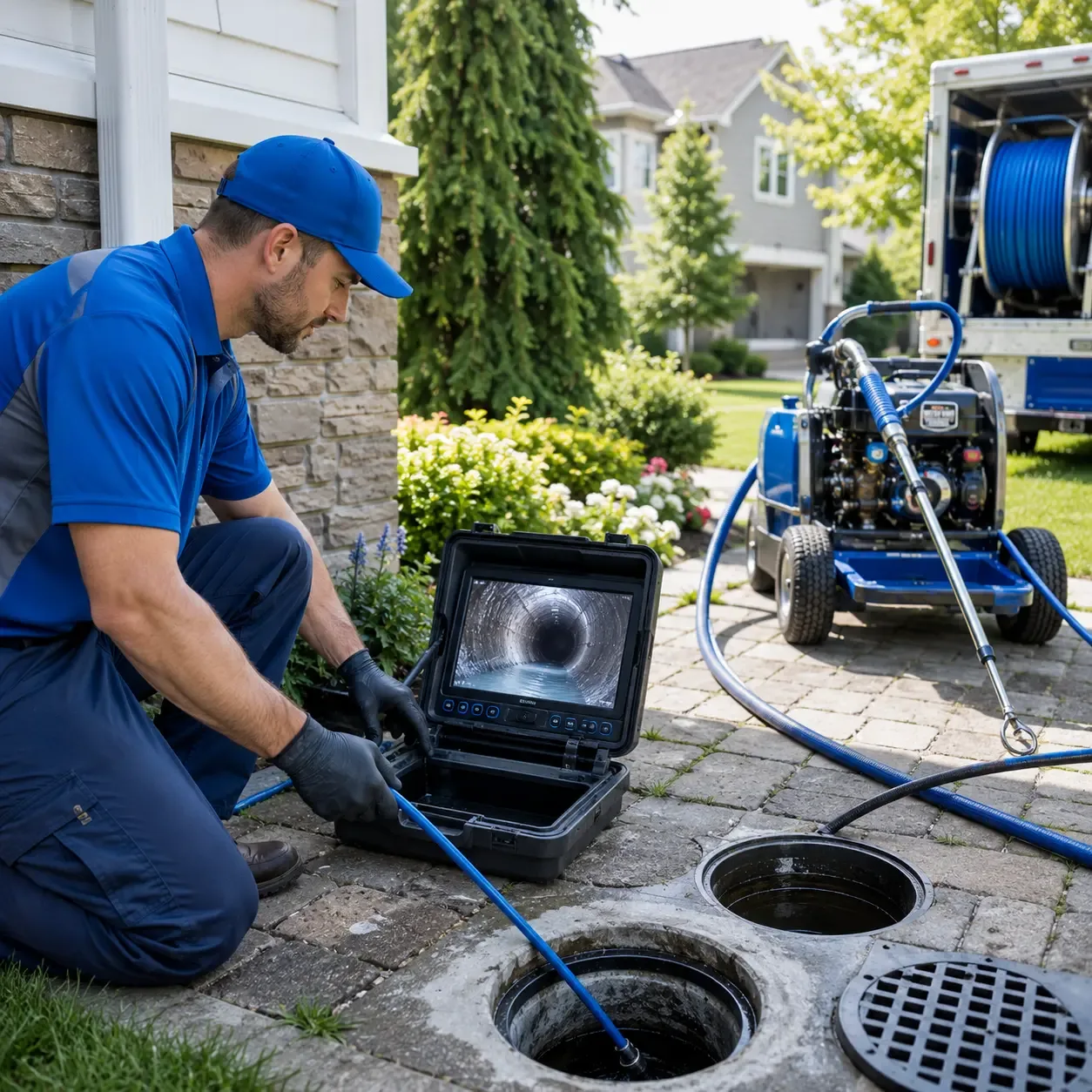 Outdoor drain cleaning professionals serving Clifton Park, NY